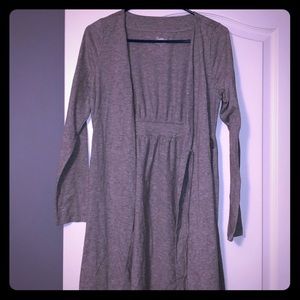 Light Weight Gray Maternity Robe